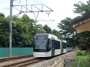 富山地鉄　市内電車　TLR600形